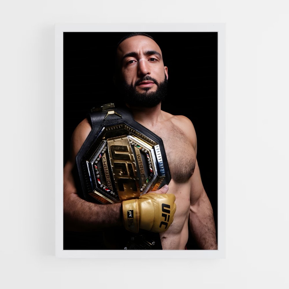 Poster Le Champion Auréole – affiche MMA (vue 3)
